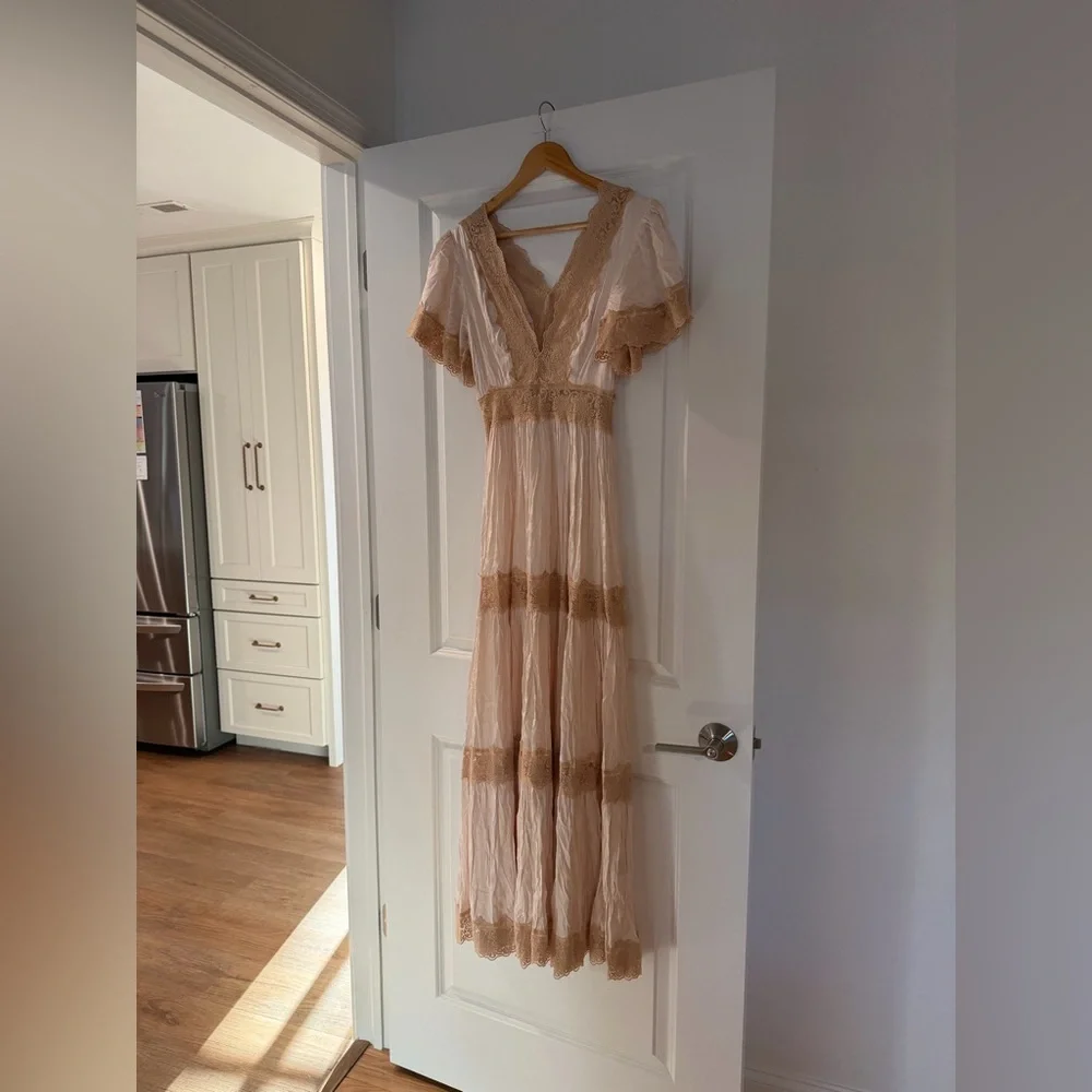 SPELL Ocean Gown in Ivory, NWT, Size XS - Picture 3 of 4